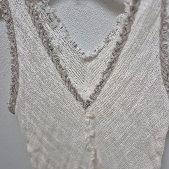 Casa Mastro Positano Small Linen Tank Large (Run Small) Linen Split Leg Pants - Picture 4 of 11